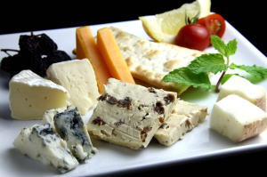 写真：チーズの盛り合わせ